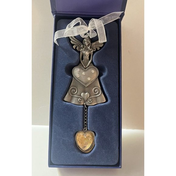 Dream Angel Suncatcher Hanging Ornament Yellow Stone Elegant Silver Ornament - Picture 13 of 13